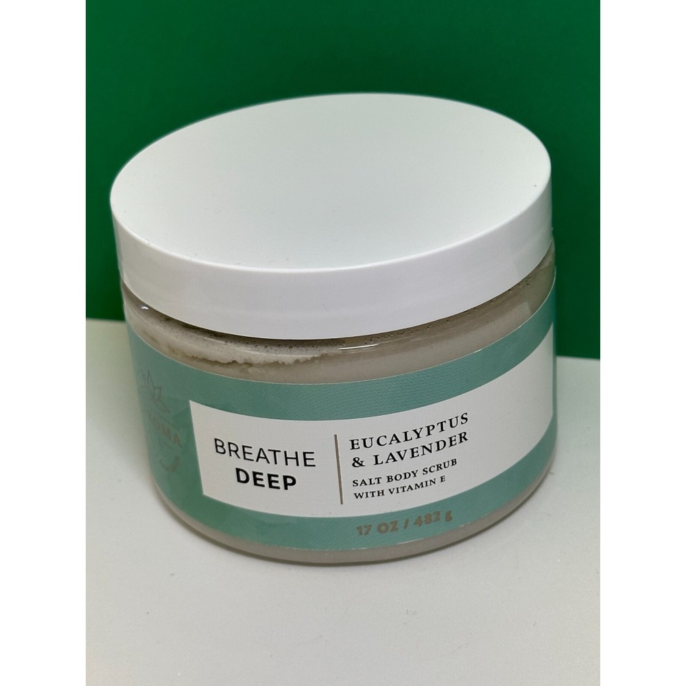 Bath & Body Works - Breathe Deep~EUCALYPTUS & LAVENDER ~ Salt Body Scrub 17 oz